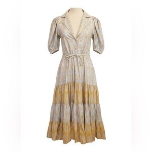 Kleid Yellow and Blue Dress